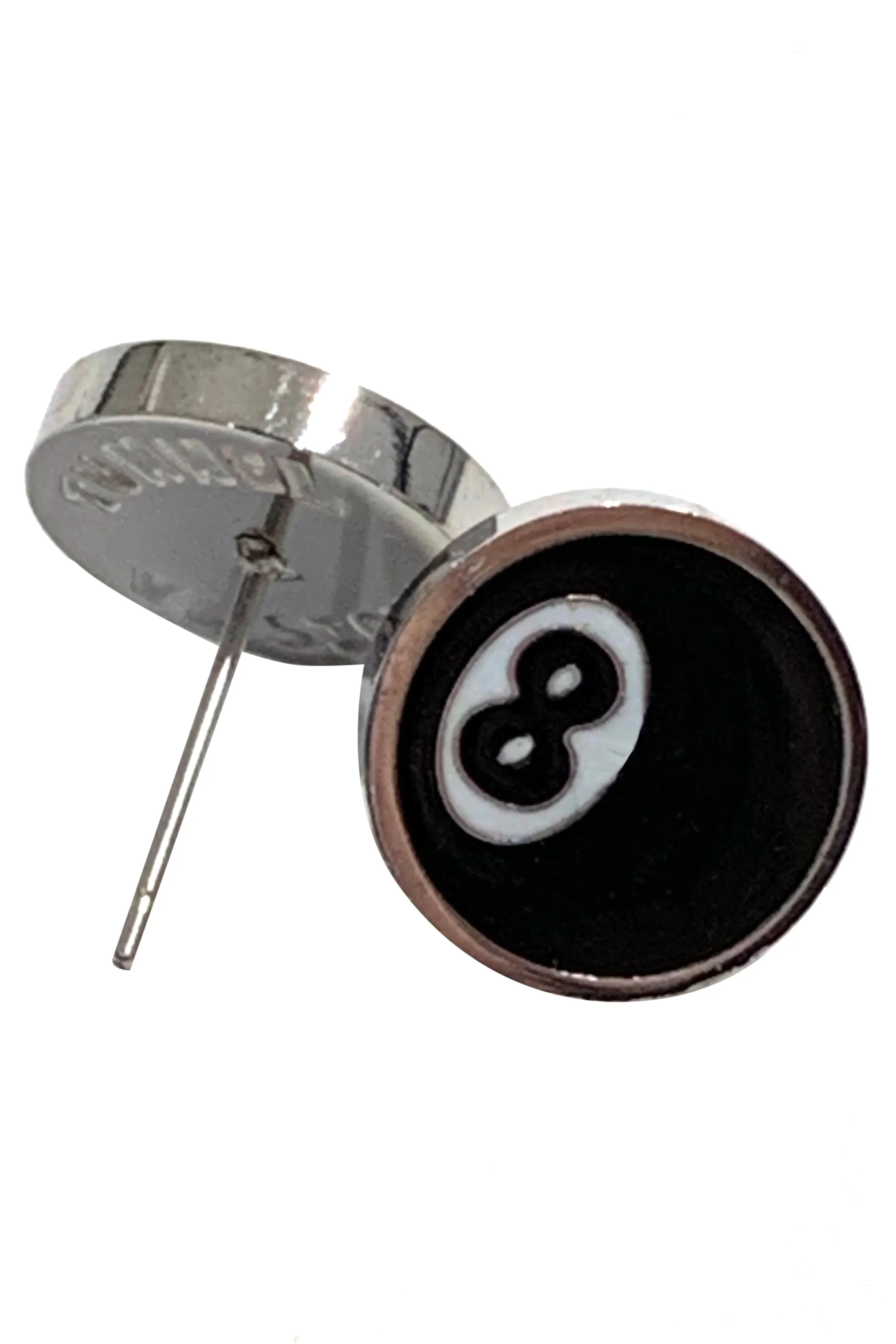 8-Ball Stud Earrings