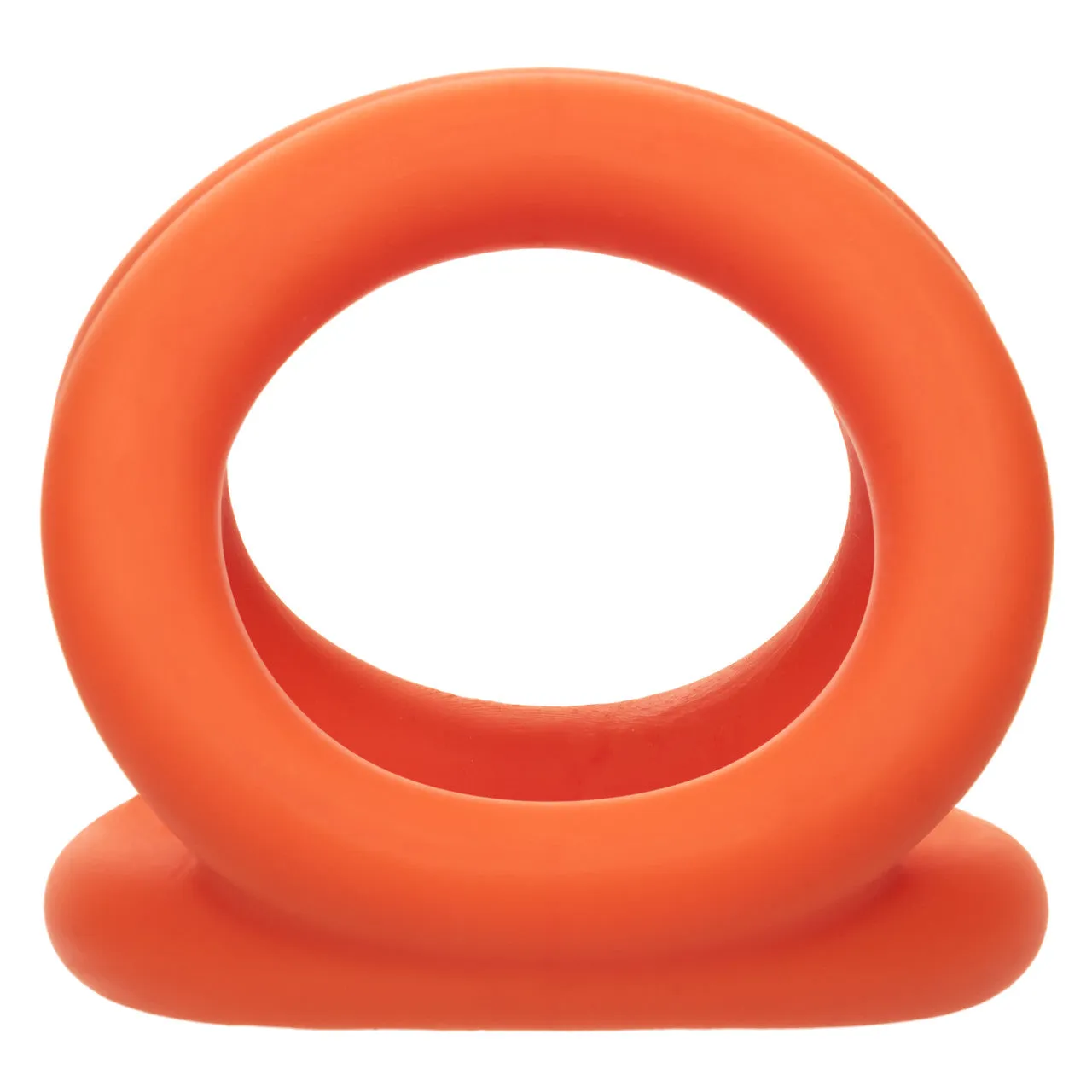 Alpha Liquid Silicone Tri-Ring - Orange
