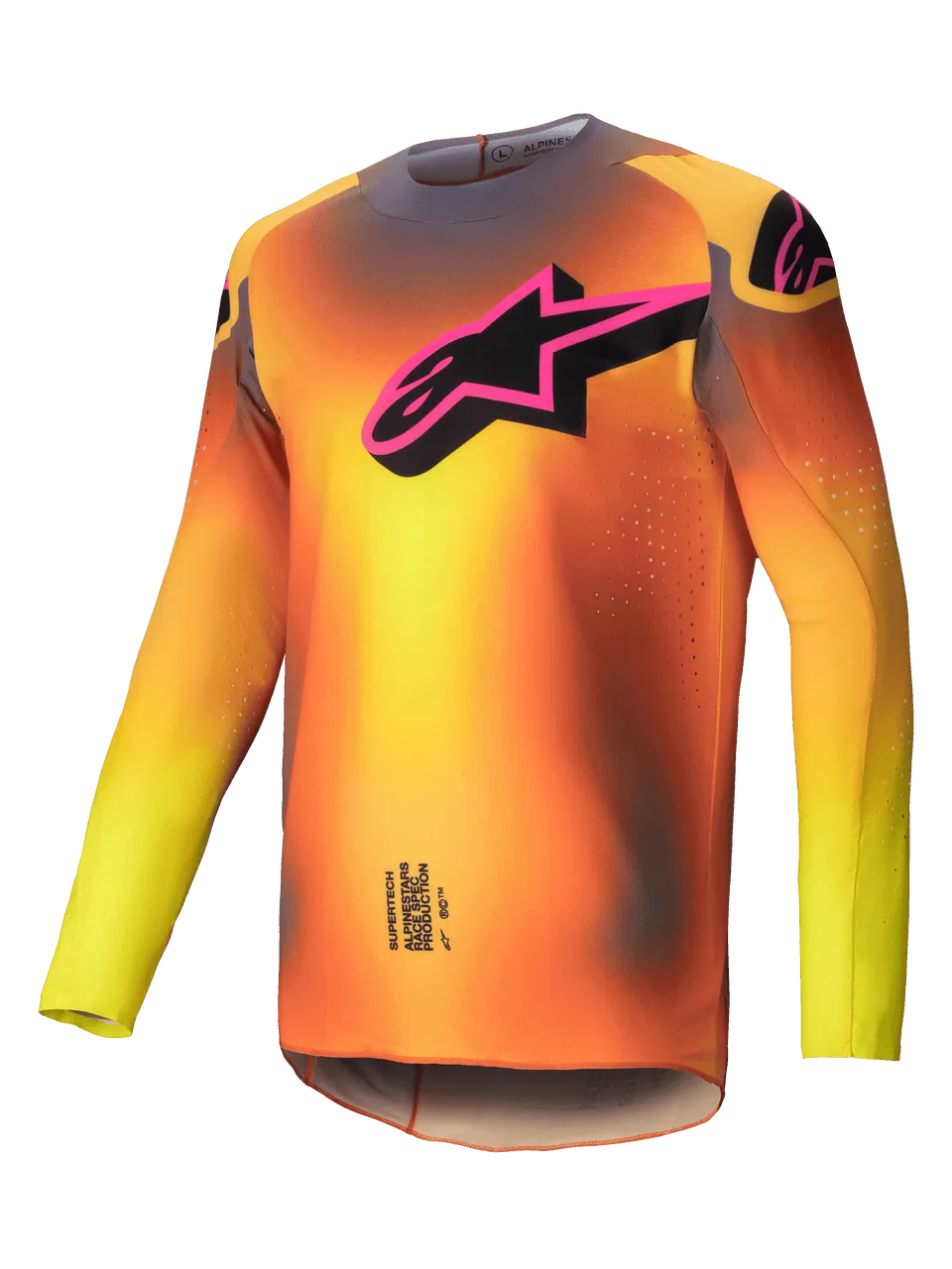 ALPINESTARS 2025 SUPERTECH LIPAN JERSEY - YELLOW PINK