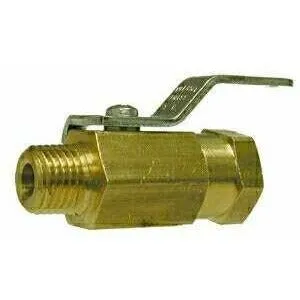 Brass Mini Ball Valve - Male Npt X Female Npt - 1000 P.S.I.G - Astm B-16