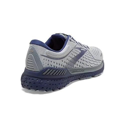 Brooks Men's Adrenaline GTS 21, Grey/Blue, 11 Medium