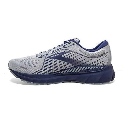 Brooks Men's Adrenaline GTS 21, Grey/Blue, 11 Medium