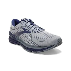 Brooks Men's Adrenaline GTS 21, Grey/Blue, 11 Medium
