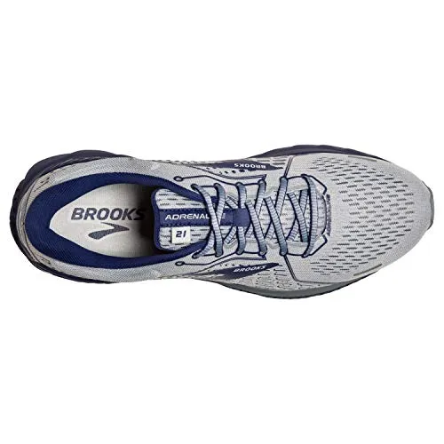 Brooks Men's Adrenaline GTS 21, Grey/Blue, 11 Medium