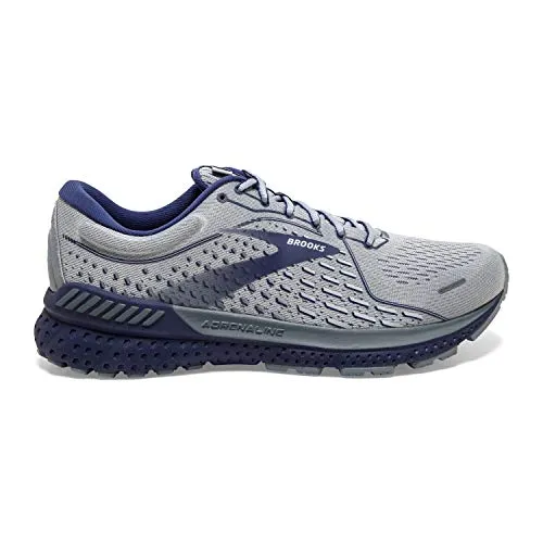Brooks Men's Adrenaline GTS 21, Grey/Blue, 11 Medium