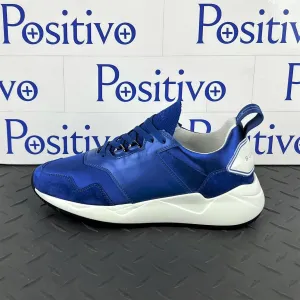 Buscemi Women's Ventura Satin Royal Leather Sneakers