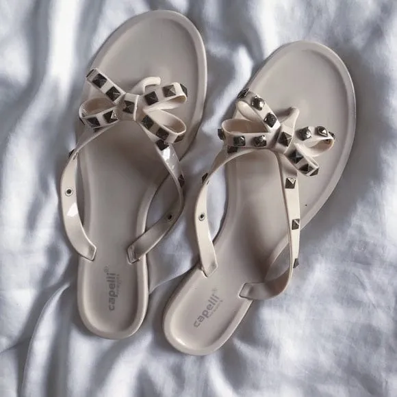 CAPELLI - Studded Bow Slipper