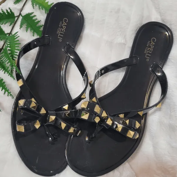 CAPELLI - Studded Bow Slipper