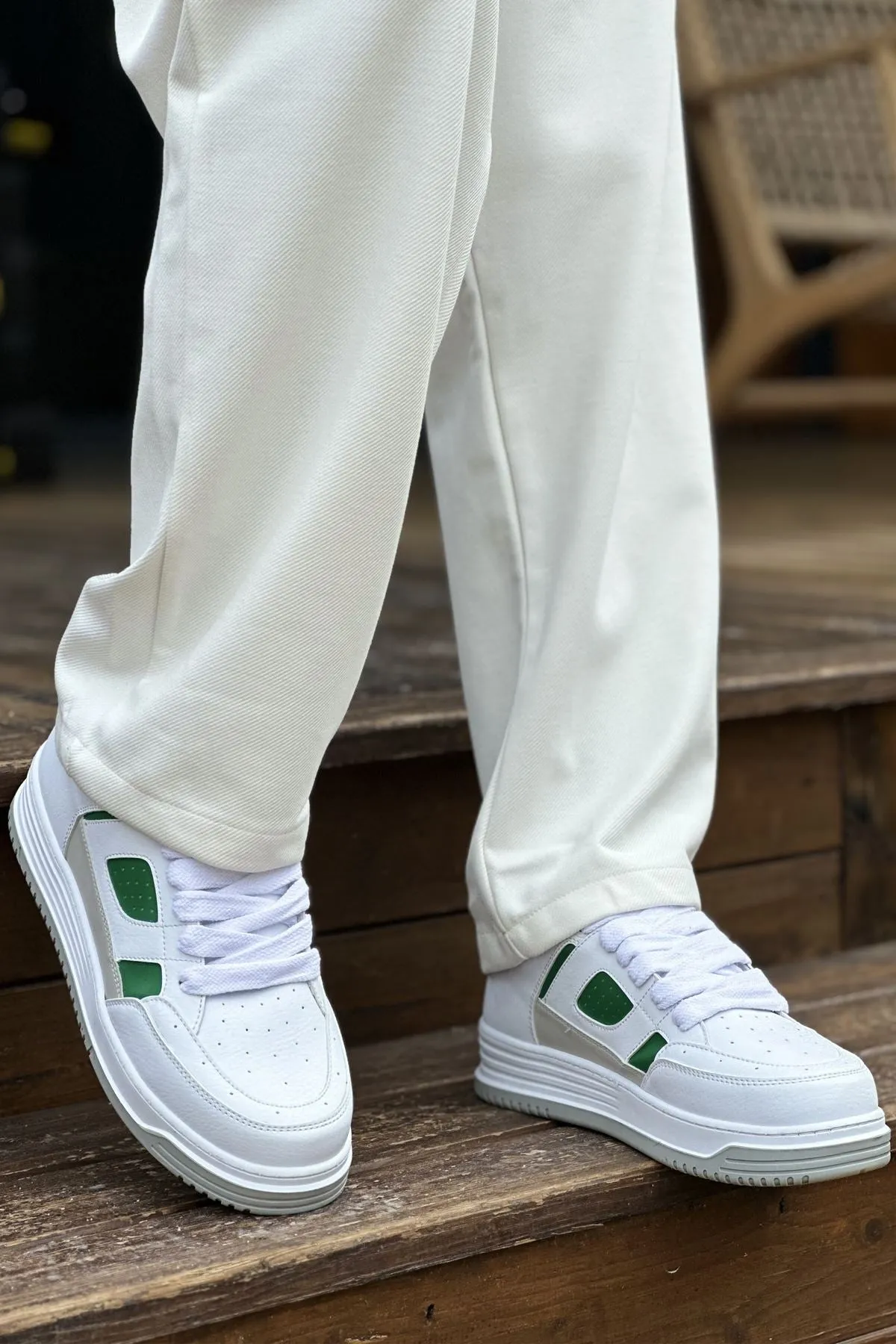 CH2410 CBT Avax Men's Sports Shoes WHITE/GREEN