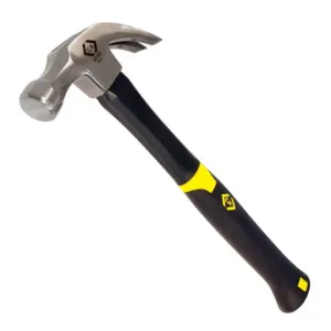 C.K Claw Hammer Anti-Vibration - 20oz (Fibreglass Shaft)