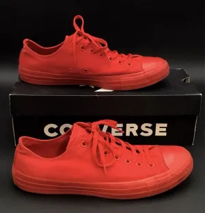 Converse Women's Red Low-Top Athletic Shoes - Size 13