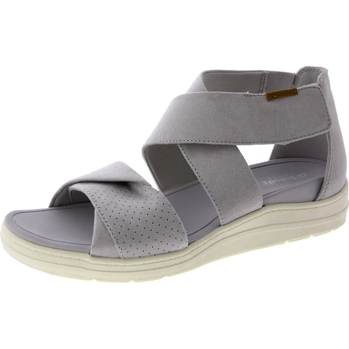 Dr. Scholl's Shoes Womens Time Off Fun Adjustable Criss-Cross Wedge Sandals