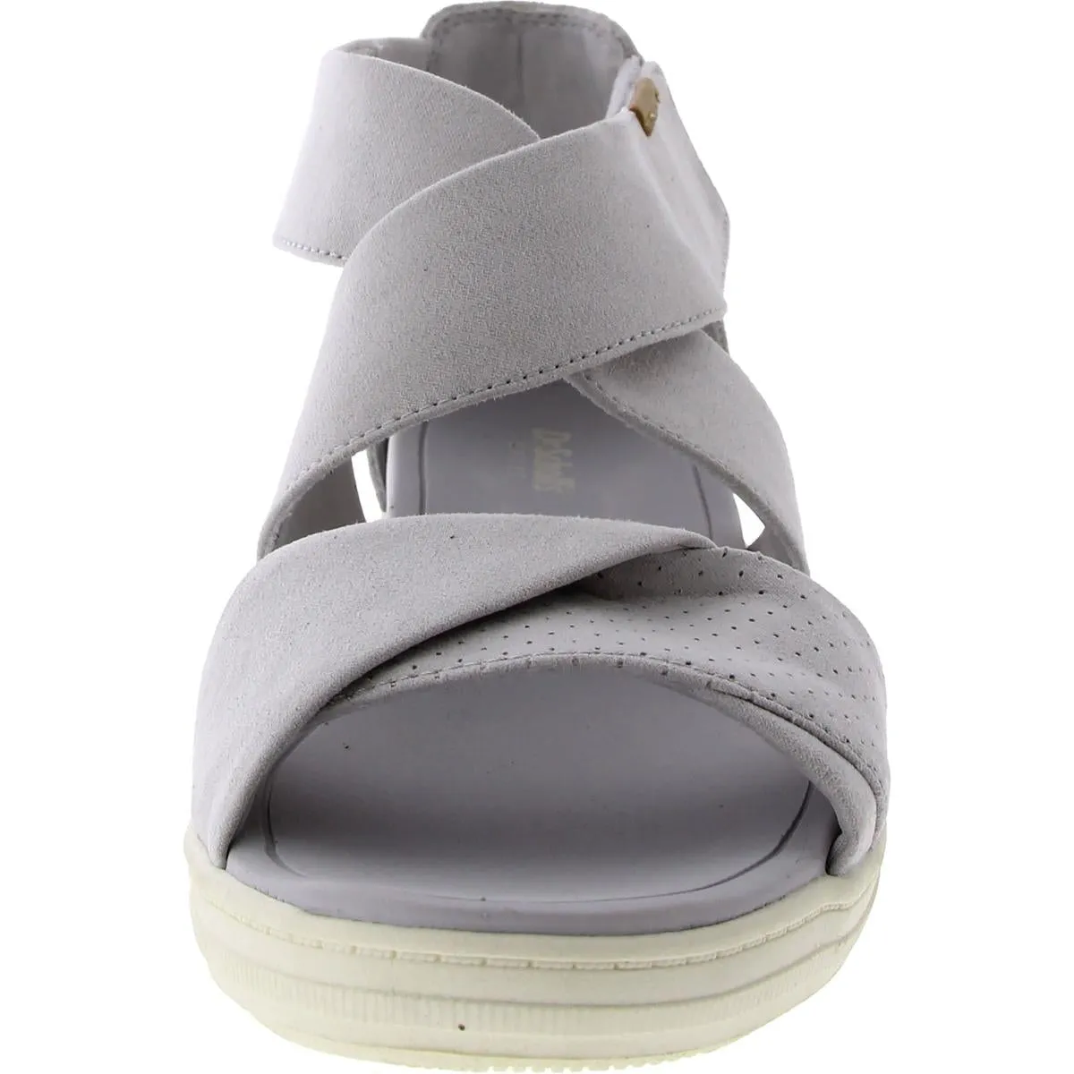 Dr. Scholl's Shoes Womens Time Off Fun Adjustable Criss-Cross Wedge Sandals