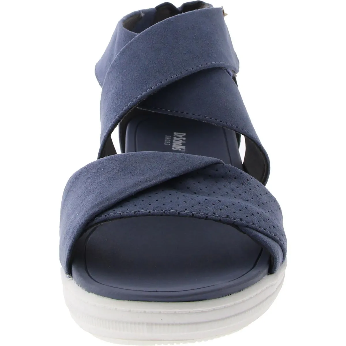Dr. Scholl's Shoes Womens Time Off Fun Adjustable Criss-Cross Wedge Sandals
