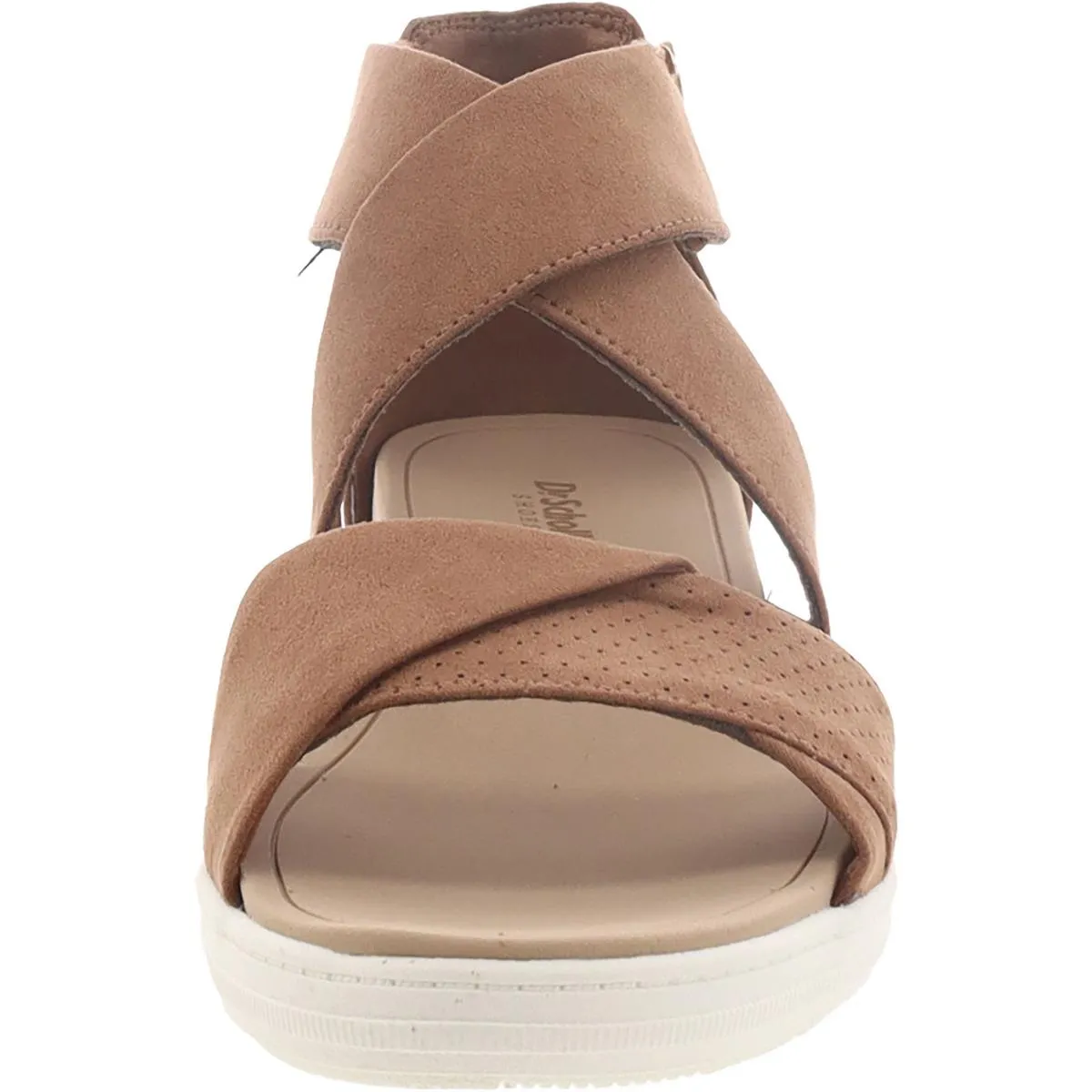 Dr. Scholl's Shoes Womens Time Off Fun Adjustable Criss-Cross Wedge Sandals