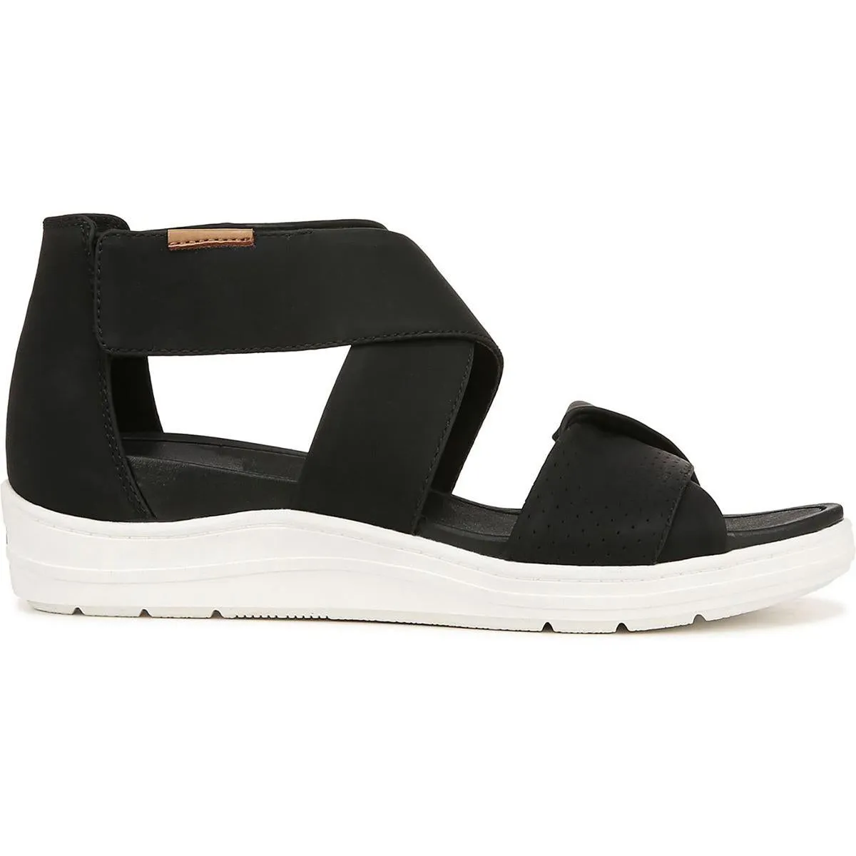 Dr. Scholl's Shoes Womens Time Off Fun Adjustable Criss-Cross Wedge Sandals