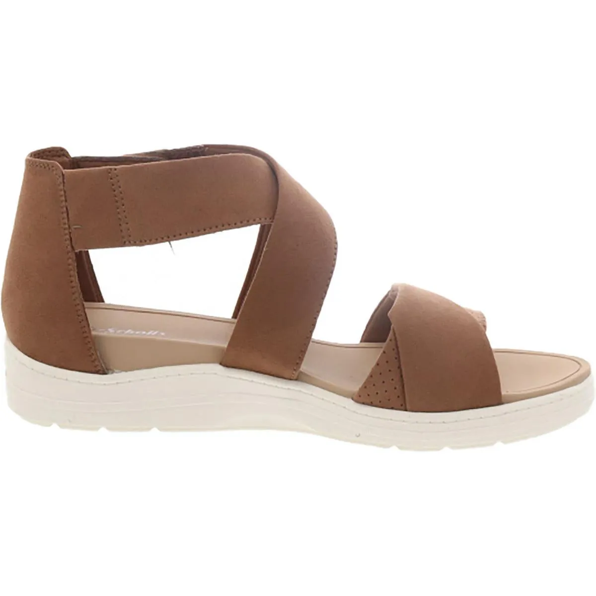 Dr. Scholl's Shoes Womens Time Off Fun Adjustable Criss-Cross Wedge Sandals