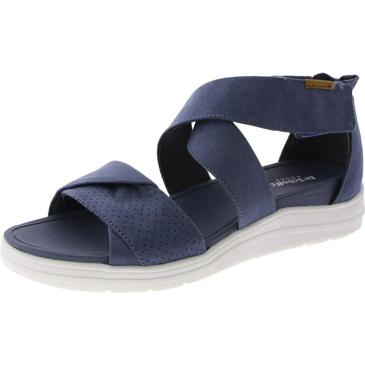 Dr. Scholl's Shoes Womens Time Off Fun Adjustable Criss-Cross Wedge Sandals
