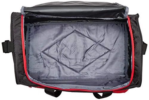 Fila Lasers Small Sports Duffel Bag Gym, Black/Red, One Size