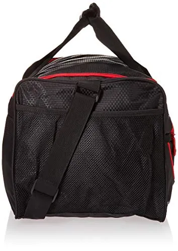 Fila Lasers Small Sports Duffel Bag Gym, Black/Red, One Size