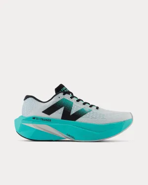 FuelCell SuperComp Trainer v3 White / Cyber Jade / Silver Metallic Running Shoes