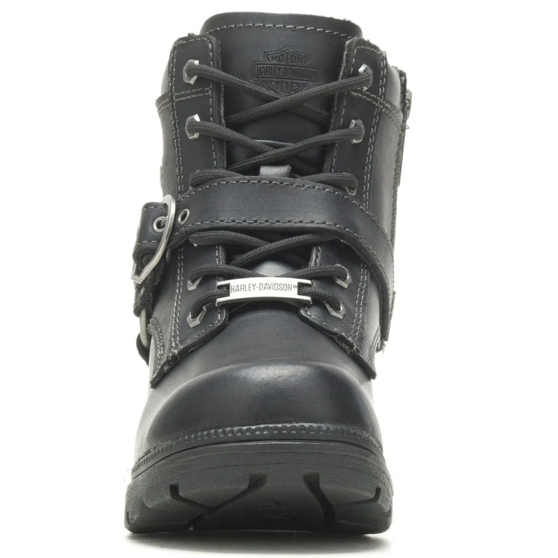 Harley-Davidson Women's Tegan 4-Inch Black Lace-Up Boots. D84424