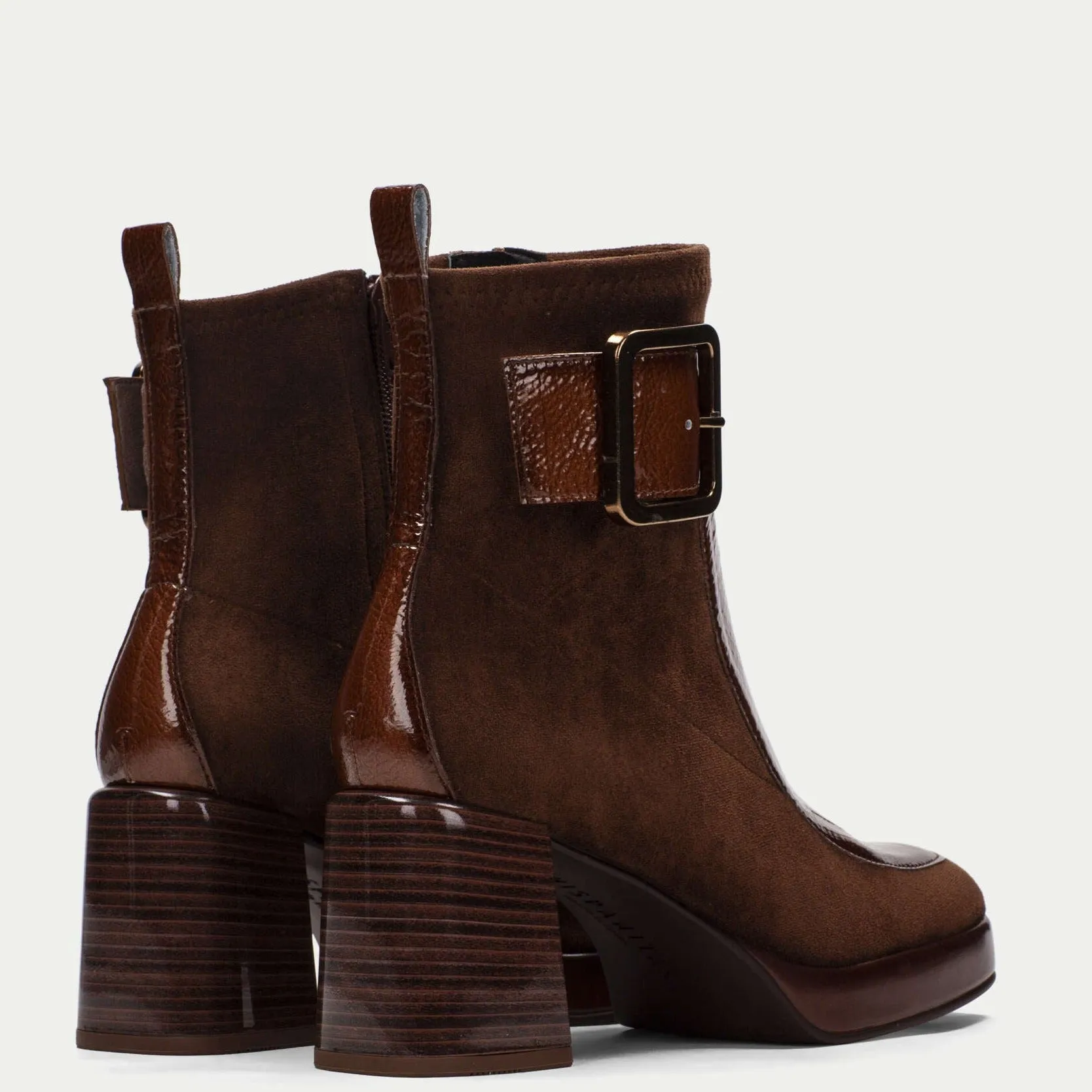 Hispanitas Tan Leather Platform Boots
