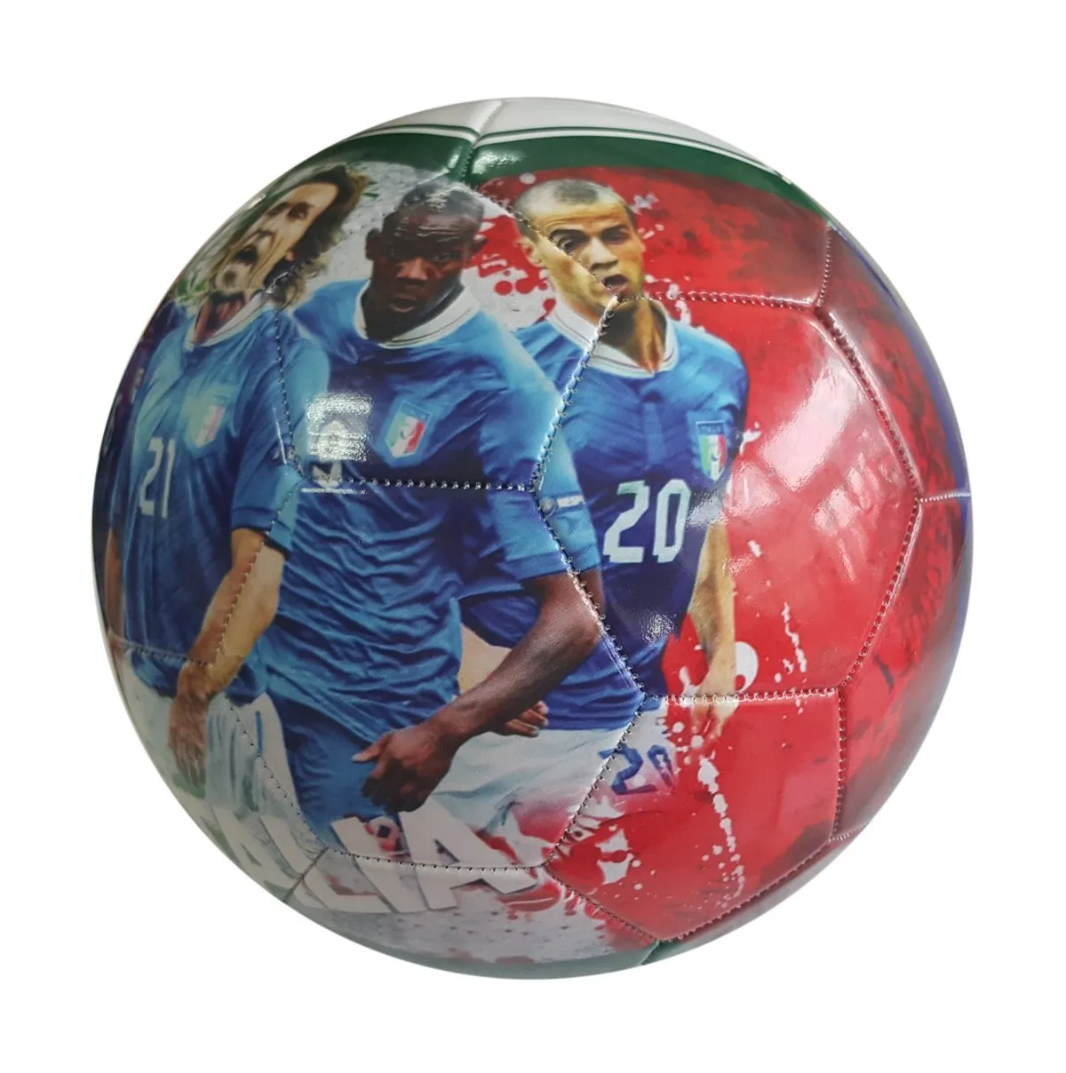 Italy Football Superstar Player Soccer Ball Training Gift Size 5