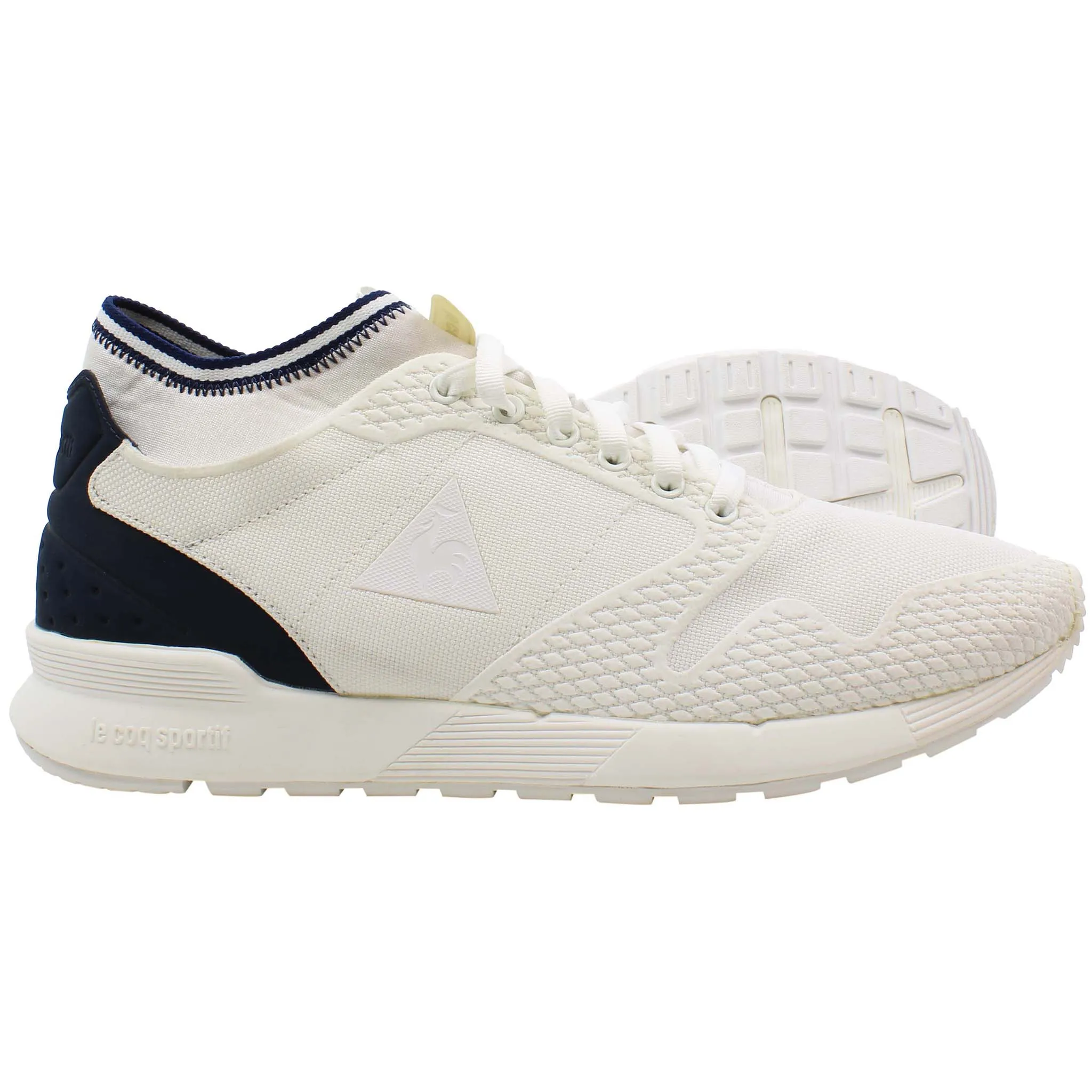 Le Coq Sportif Omicron Tech Modern Mens White Trainers
