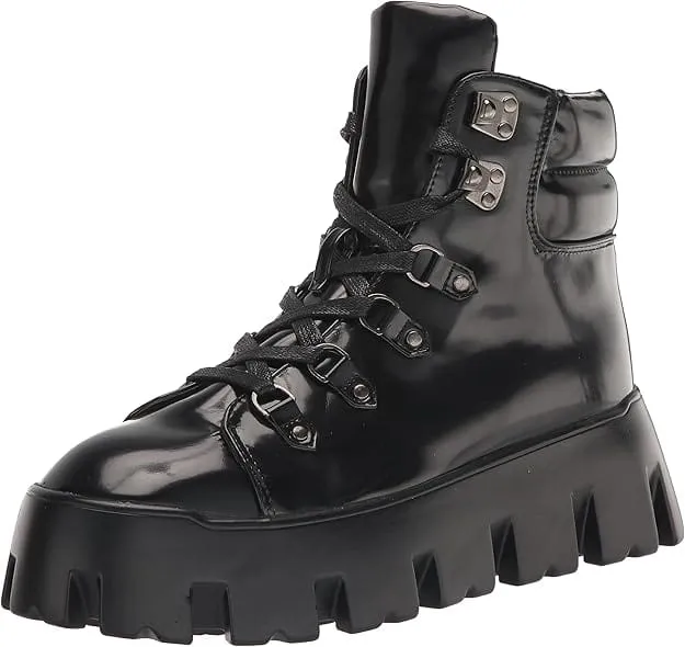 MADDEN GIRL - Lace-up Lug Sole Ankle Boots