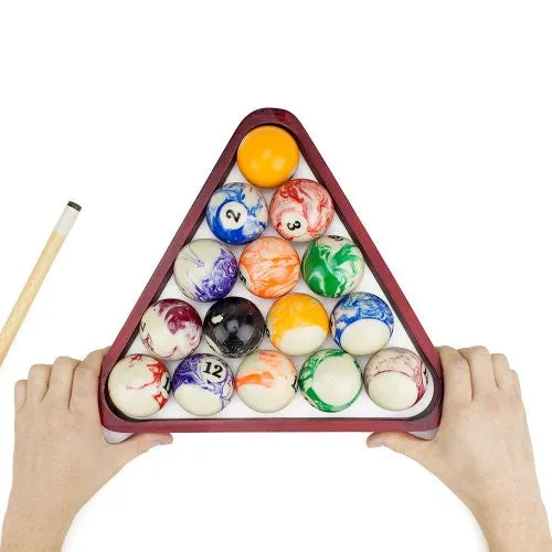 Marbled Pool Table Billiard Ball Set by Felson Billiard Supplies