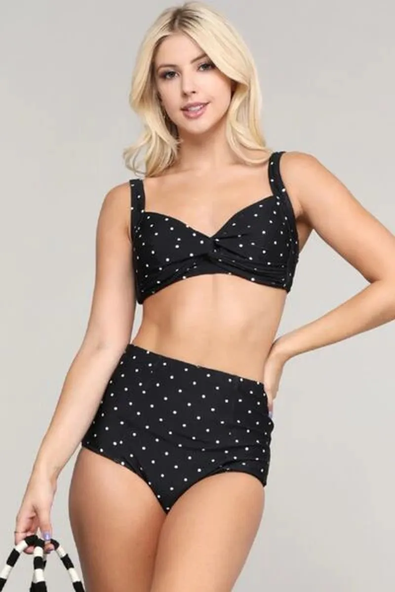 Marina West Take a Dip Twisted High-Rise Bikini Set - Dive into Style!