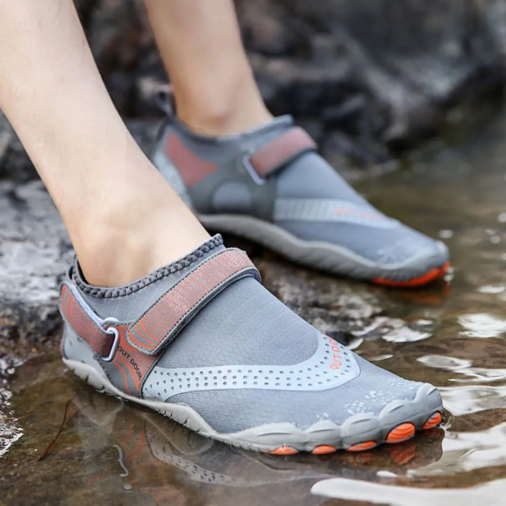Men’s & Women’s Water Shoes Barefoot Quick Dry Aqua Sports - Grey Size EU42 = US8