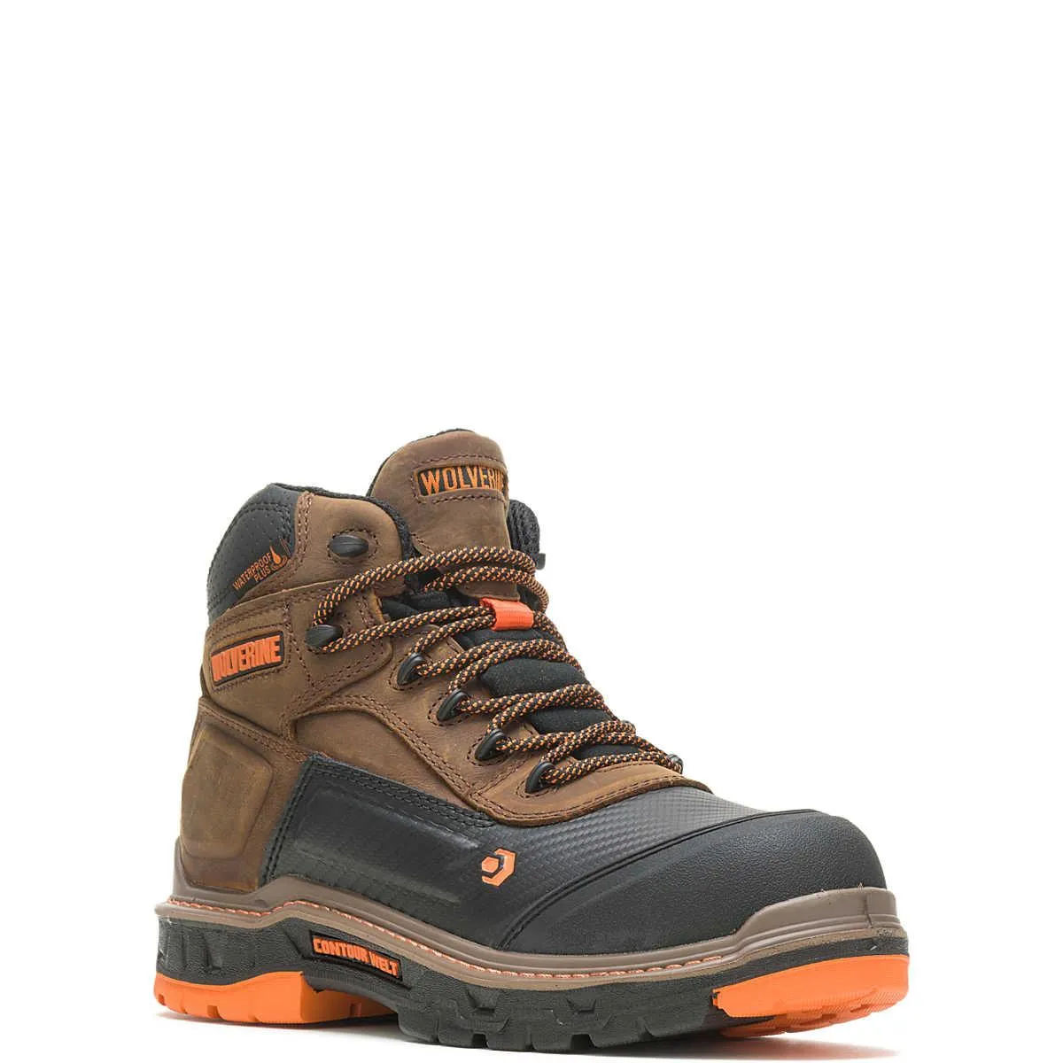 Men's Overpass Carbonmax 6" Work Boot - Brown