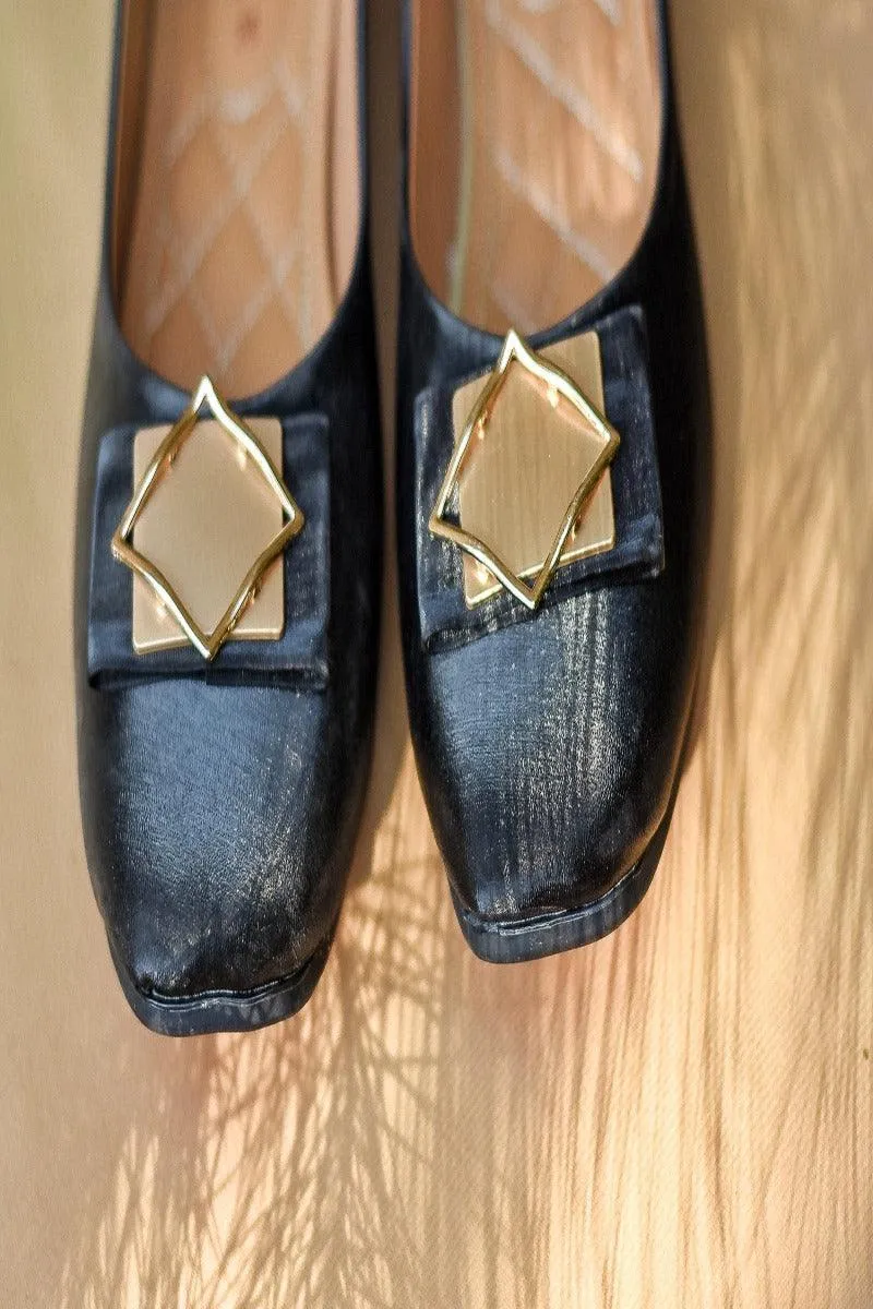 Milli Shoes - Buckle Pumps - Black - 8698