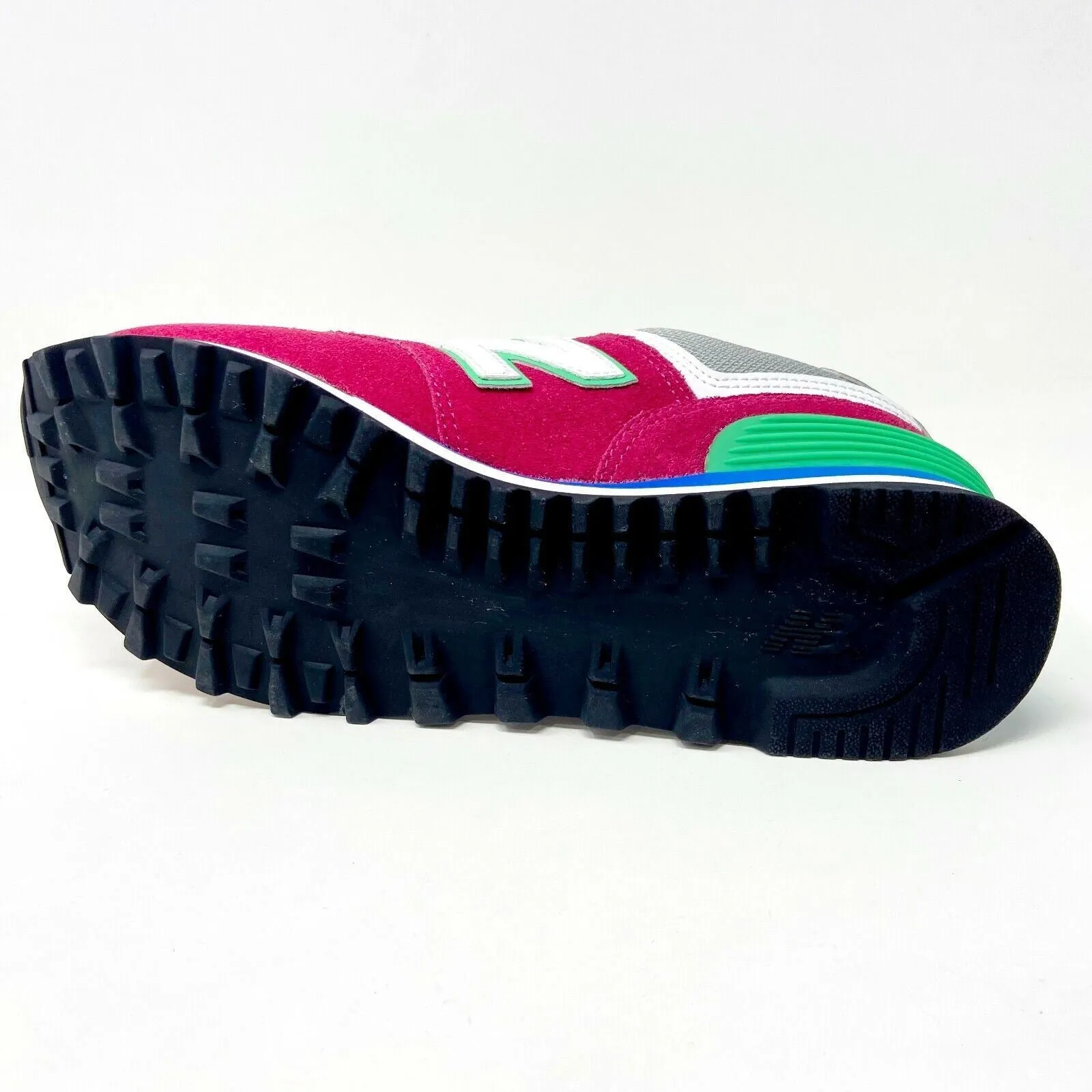 New Balance 574 Classic Red Green Womens Size 7 Casual Shoes Sneakers WL574CPV