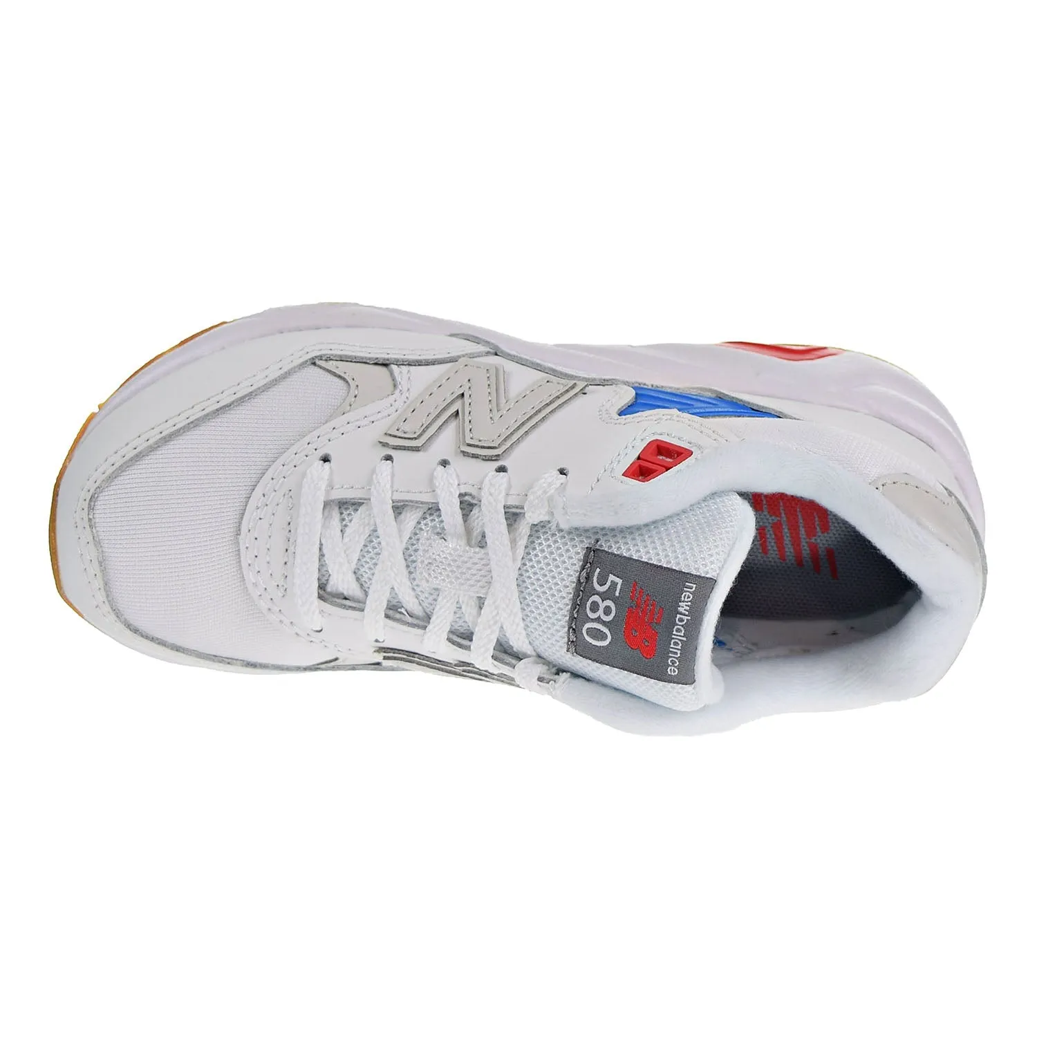 New Balance 580 Little Kids' Shoes White/Blue/Gum