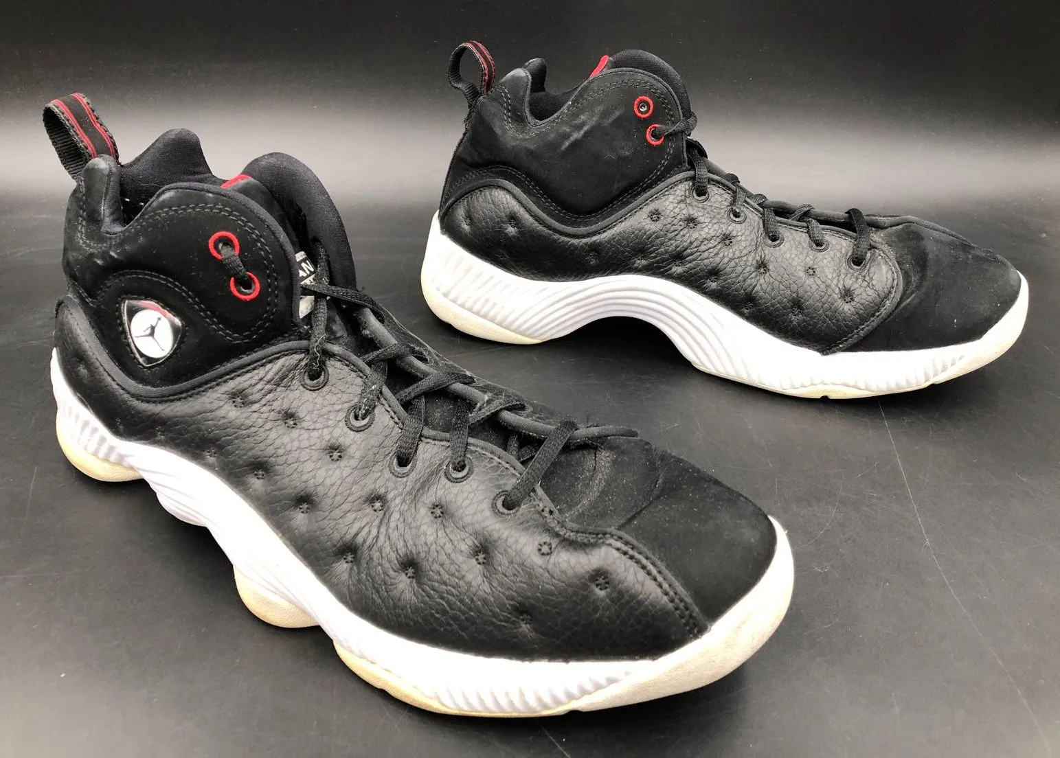 Nike Air Jordan Jumpman Team 2 Men's 'Black' Basketball Sneakers - Sz 10 ( COA)