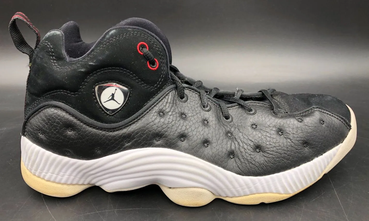 Nike Air Jordan Jumpman Team 2 Men's 'Black' Basketball Sneakers - Sz 10 ( COA)