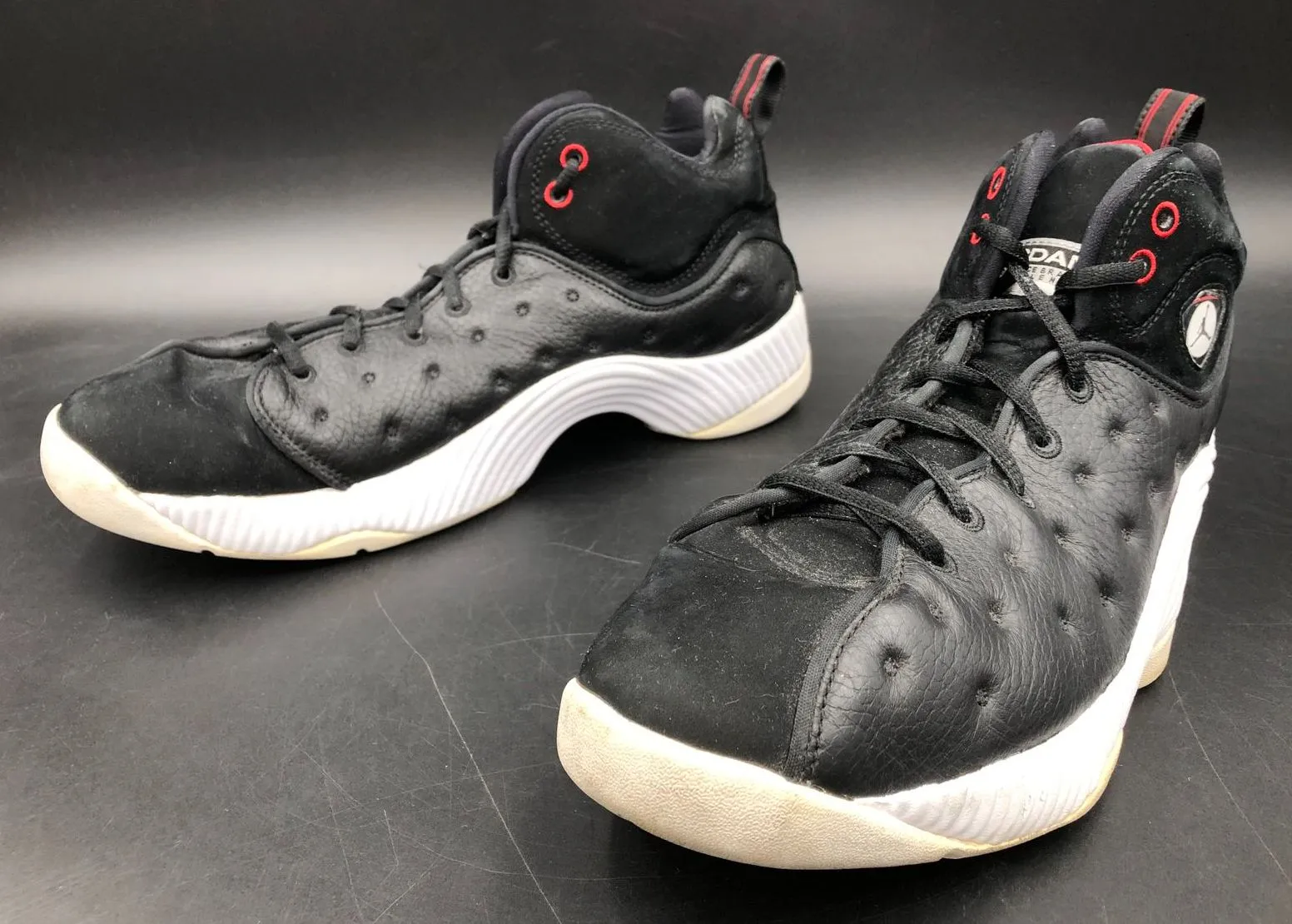 Nike Air Jordan Jumpman Team 2 Men's 'Black' Basketball Sneakers - Sz 10 ( COA)