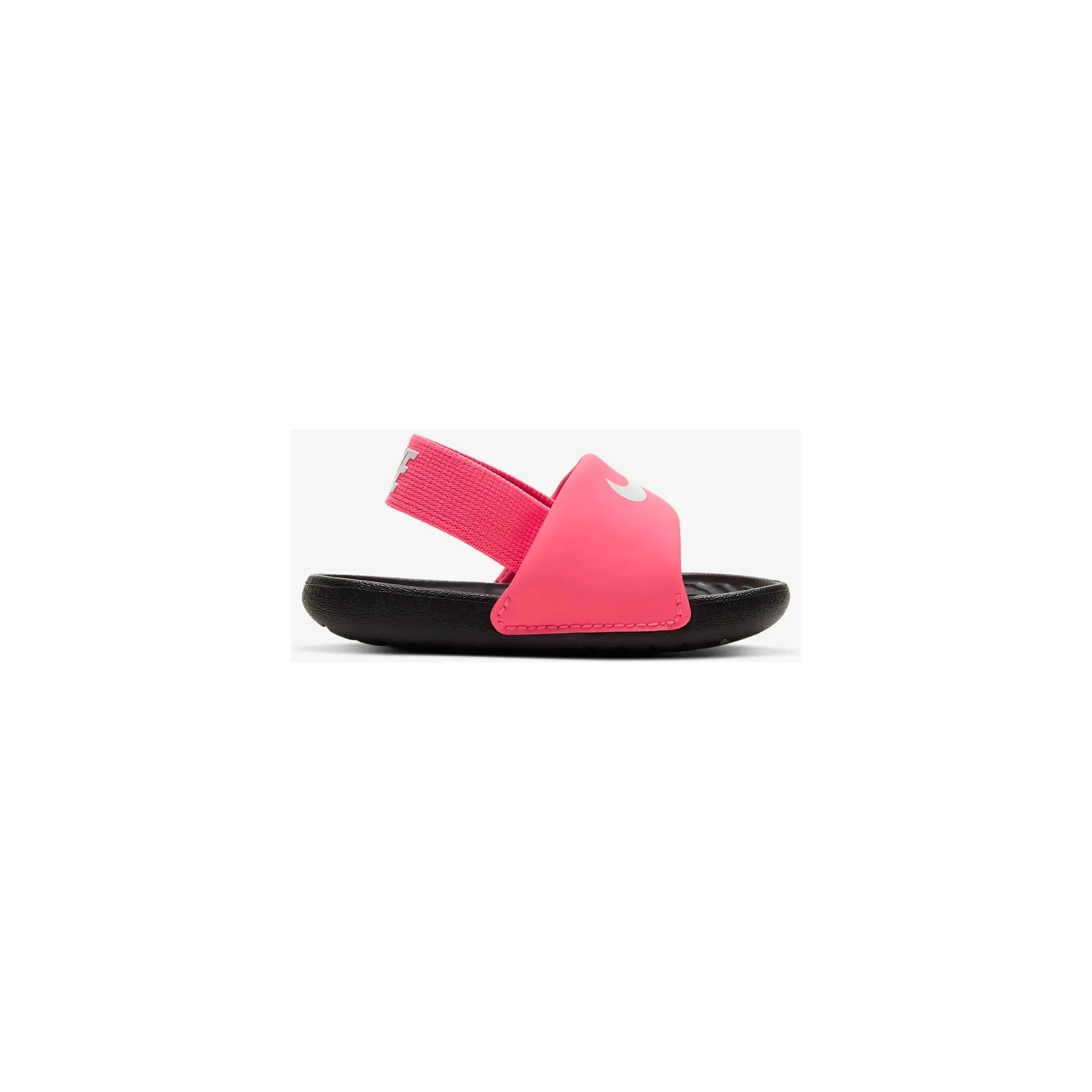 Nike Kid's Kawa TD Slides - Digital Pink / Black / White