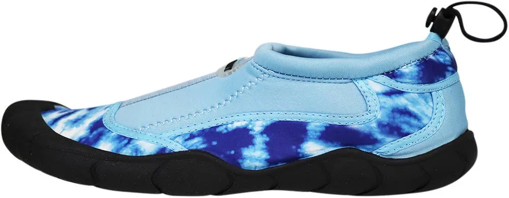 Norty MEN'S 8-13 WATER SHOE 5 TOE BLUE TIE DYE