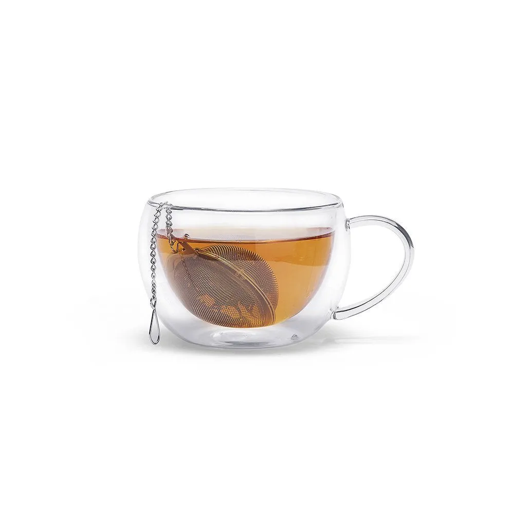 Octavius | Ball Shaped Tea Infuser | High Grade Stainless Steel | Ideal for Steeping Leaf Teas, Flowers & Herbs | Easy to Use | Durable & Convenient | Green Tea Infuser | Tea Strainer | Tea Filter