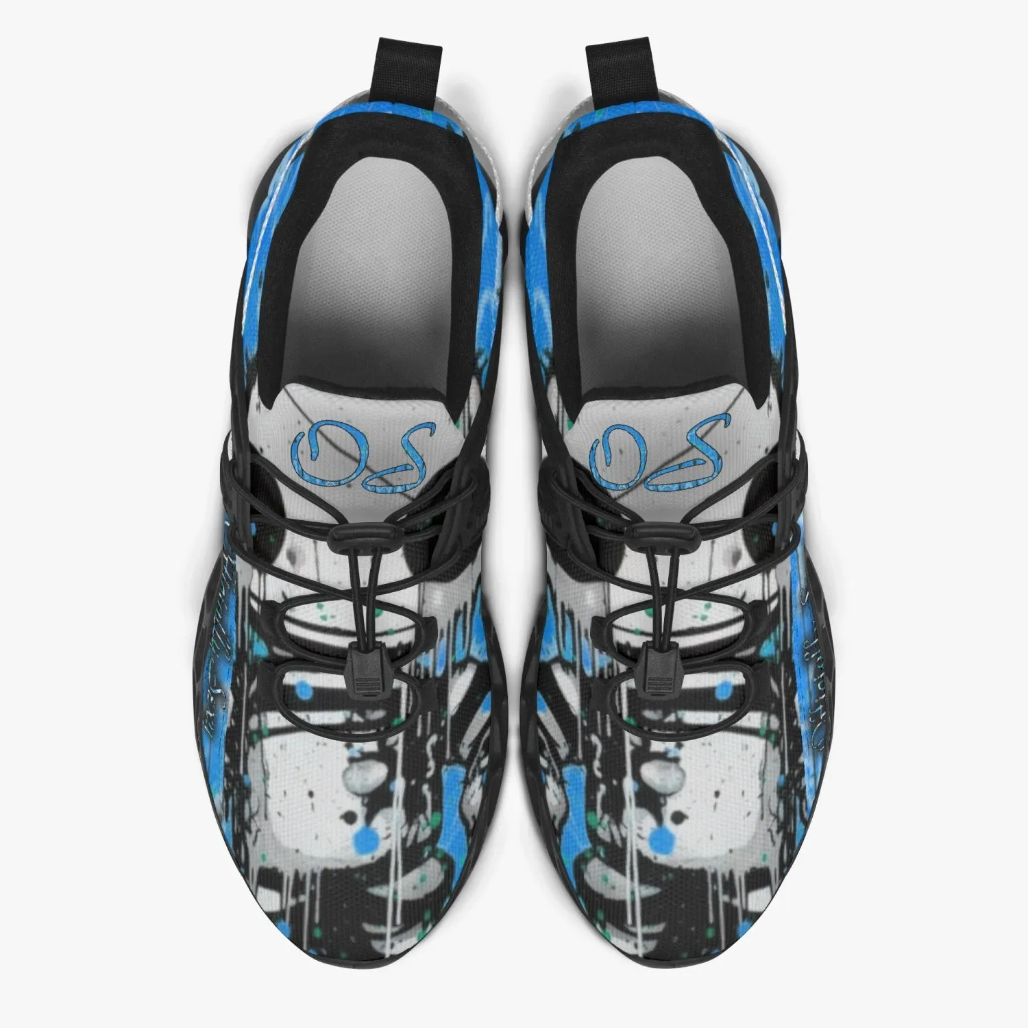Officially Sexy Powder Blue Creepy Boy Collection Unisex Mesh Running Shoes
