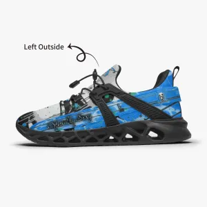 Officially Sexy Powder Blue Creepy Boy Collection Unisex Mesh Running Shoes