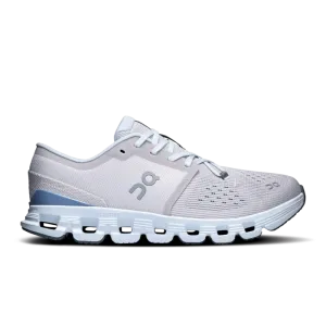 On Women's Cloud X 4 - Silver/Chambray