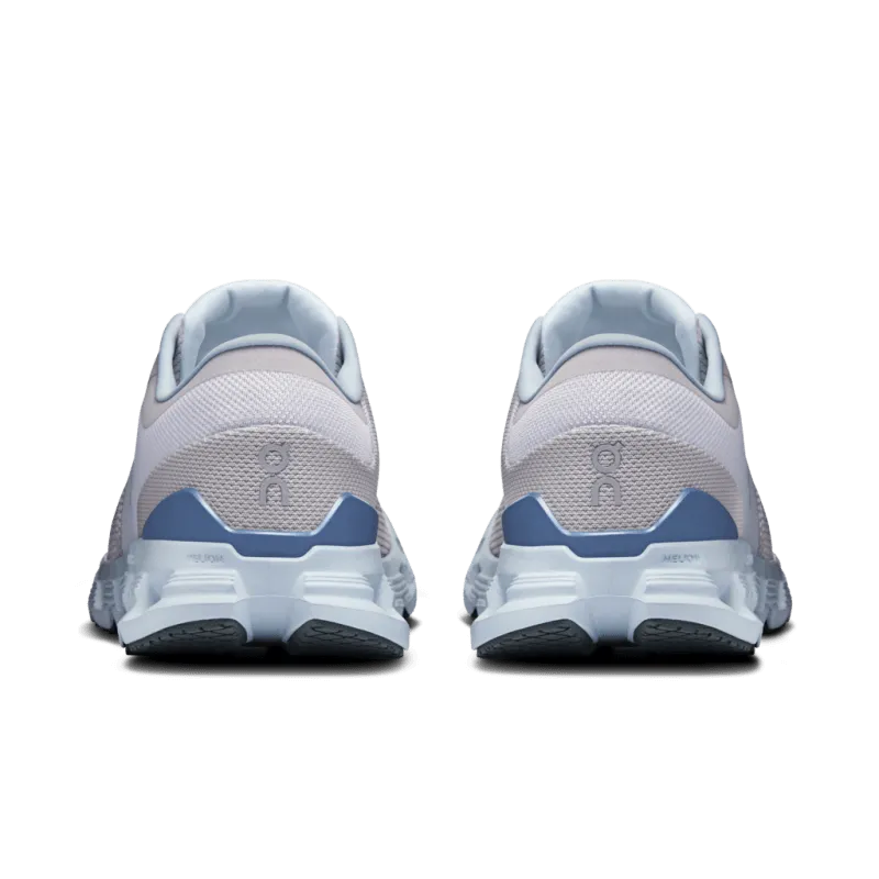 On Women's Cloud X 4 - Silver/Chambray
