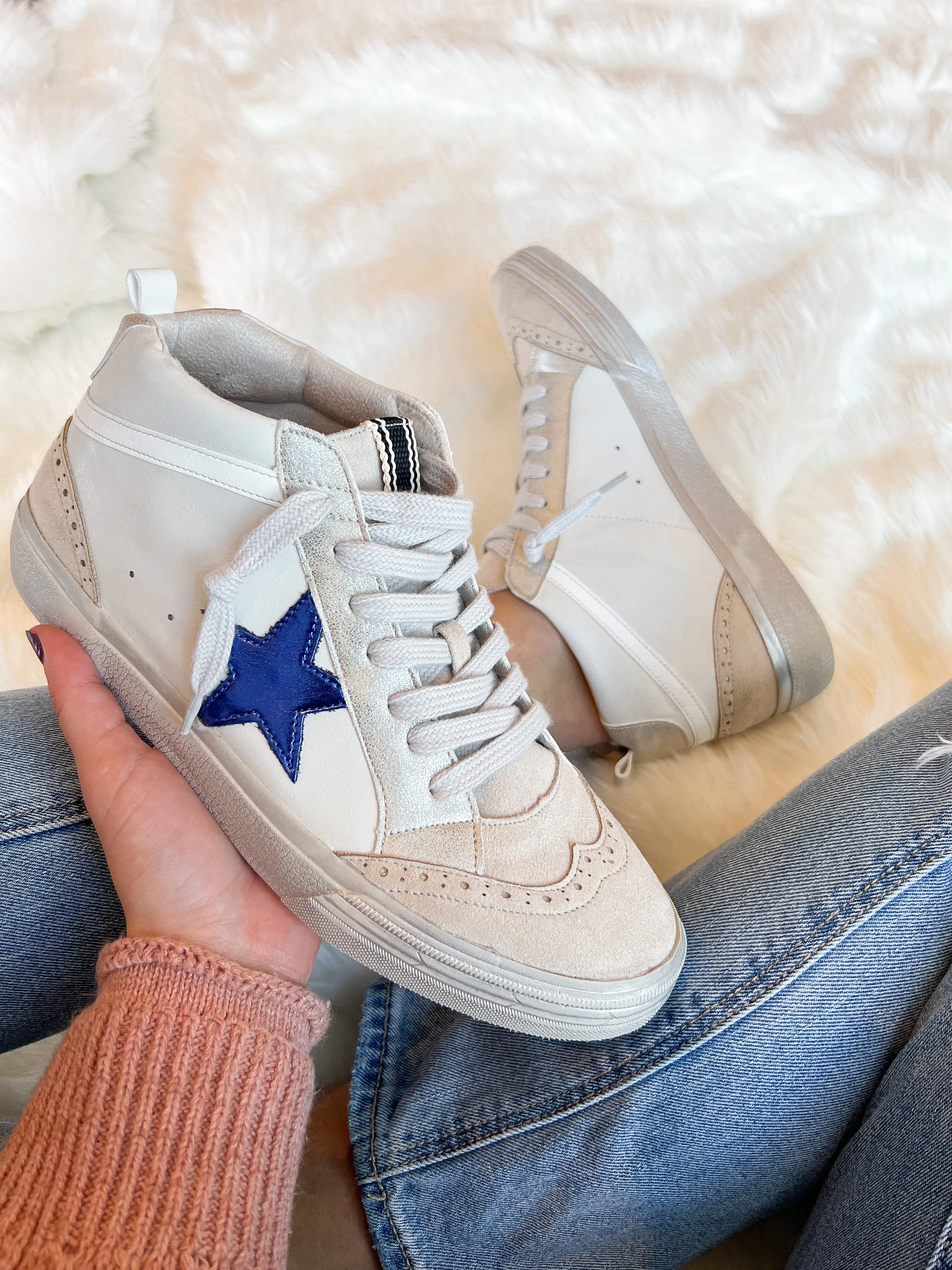 Paulina Royal Star High Top Sneaker