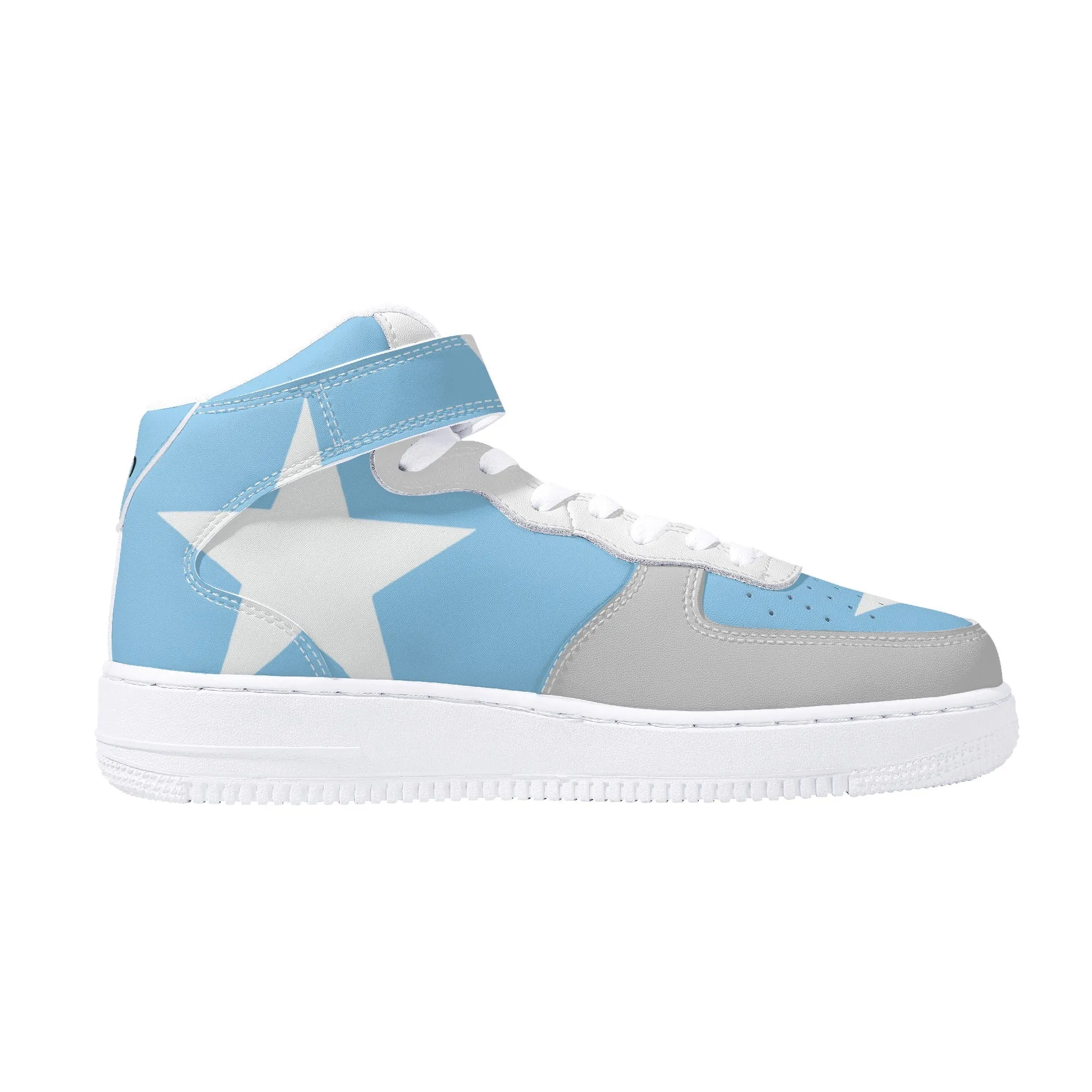 "Air Borikén" Men's High Top Leather Sneakers