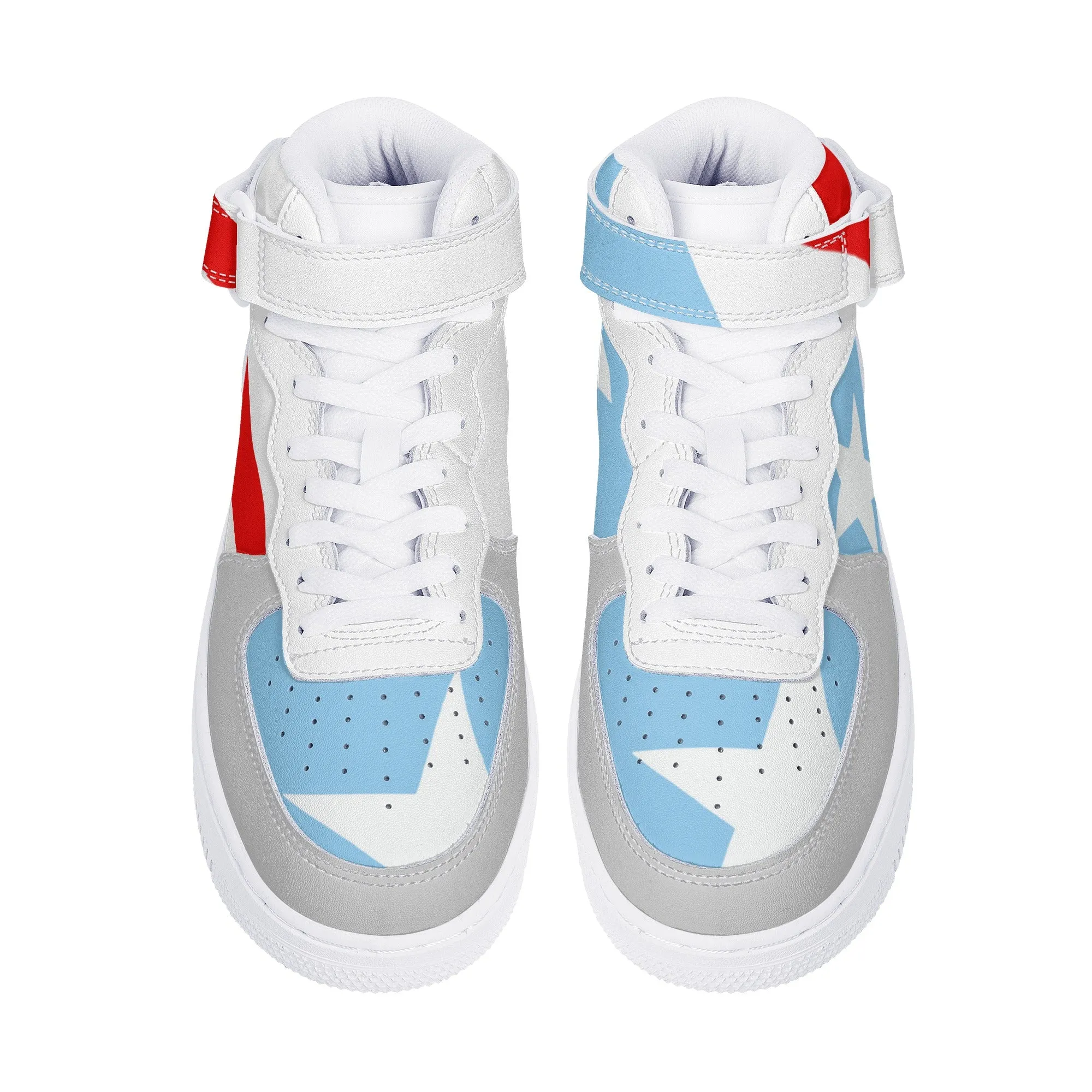 "Air Borikén" Men's High Top Leather Sneakers